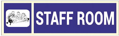 UniqueVisual Electric LED Sign Board STAFF ROOM Emergency Sign