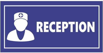 SRKAVTRADERS Reception Emergency Sign(Reflective Sign)