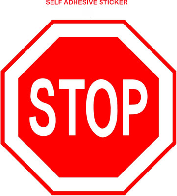 Printlive stop Emergency Sign(Reflective Sign)