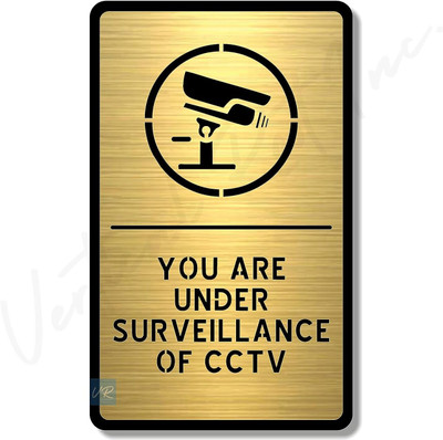 Parikshit Sublimation you are under surveilance Emergency Sign(Reflective Sign)