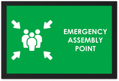 Ritwika's Emergency Assembly Point Emergency Sign