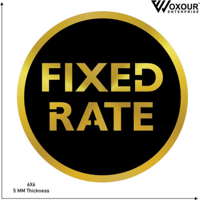 Woxour Enterprise FIXED RATE Emergency Sign