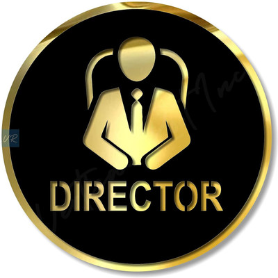 ANISTUFFs Acrylic DIRECTOR Door Sign Emergency Sign(Reflective Sign)