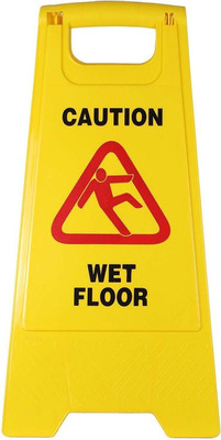 SOLACE HYGIENE Wet Floor Sign Board-Slip Warning Indicator for Office,Hotel,Hospitals uses Emergency Sign(Reflective Sign)