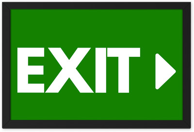 Ritwika's Emergency Exit Emergency Sign