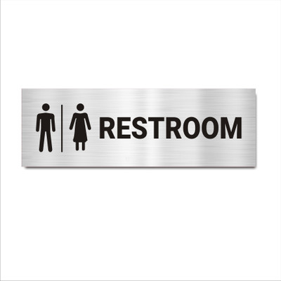Mindcraftz Rest Room Acrylic Signboard Emergency Sign(Reflective Sign)