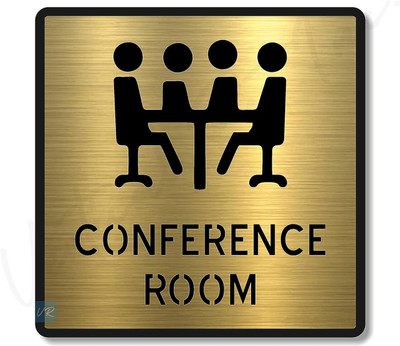 Parikshit Sublimation conference room Emergency Sign(Reflective Sign)