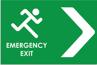 Ritwika's Emergency Exit Emergency Sign