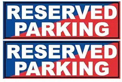 JD Multi Reserved parking Emergency Sign
