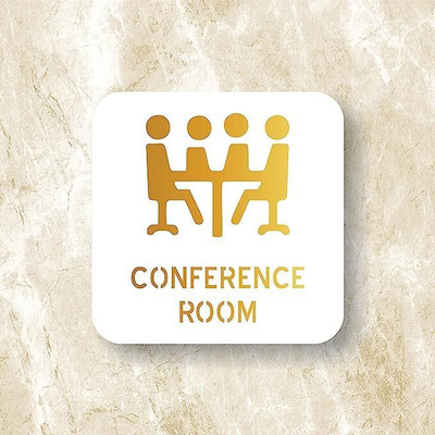 Ashani Creations CONFERENCE Room Sign 6 INCH * 6 INCH Self-Adhesive Sign packof 1 Emergency Sign