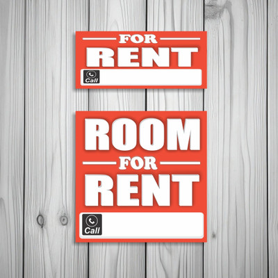 voorkoms For Rent Room For Rent Sign Board For Proptery Dealer, Falts And P.G Rent Emergency Sign