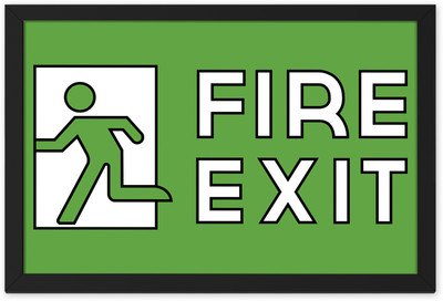 Ritwika's Emergency Fire Exit Emergency Sign