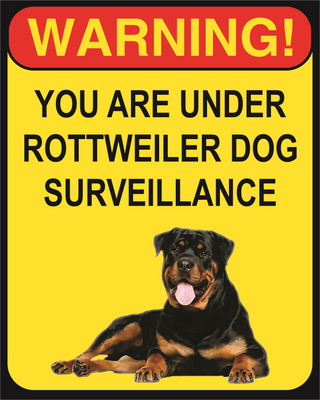 ModernDecor Beware of The Dog Safety Warning Sign Board For Home office (Size 10x8 Inch) Emergency Sign