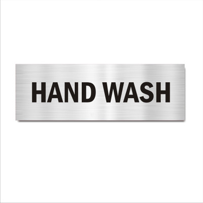 Mindcraftz Hand Wash Acrylic Signboard Emergency Sign(Reflective Sign)