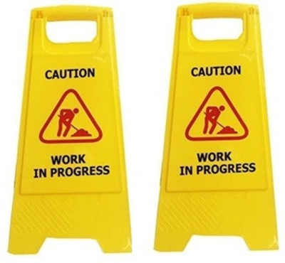 KR STORE work in progress Emergency Sign(Reflective Sign)