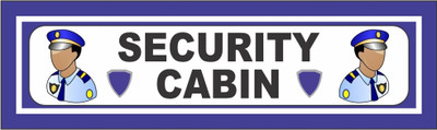 Ordershock Security Sing Board For School, College, Hotels And Office 8x2 Inches Emergency Sign