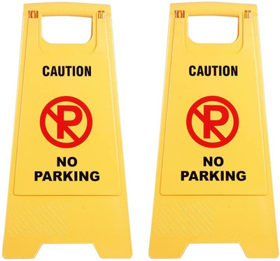 KR STORE No Parking Emergency Sign(Reflective Sign)