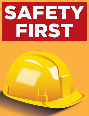 Packgen Packgen Safety Sign Board 12x18 Inch Emergency Sign(Reflective Sign)