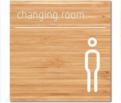 STONE X CHANGING ROOM Emergency Sign
