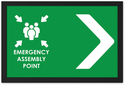 Ritwika's Emergency Assembly Point Emergency Sign