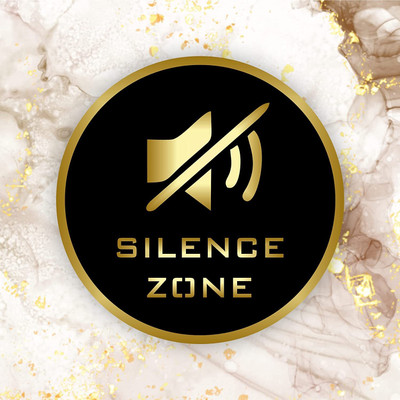 Paper Wings Silent Zone Emergency Sign(Reflective Sign)