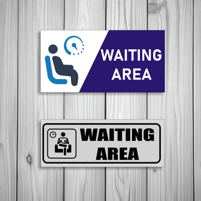 Ordershock Waiting Area Sign Board For Office, Hospitals And Bank Emergency Sign