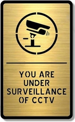 SPI YOU ARE UNDER SURVEILLANCE OF CCTV Emergency Sign