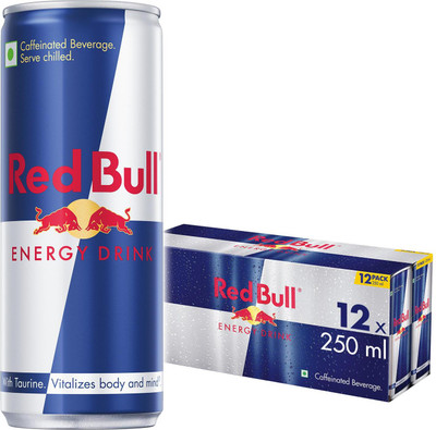 Red Bull Energy Drink(12x250 ml, Unflavoured Flavored)