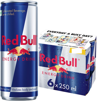 Red Bull Energy Drink Energy Drink(250 ml, Regular Flavored)