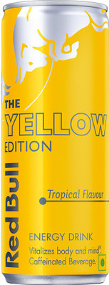 Red Bull The Yellow Edition Energy Drink(250 ml, Tropical Flavored)