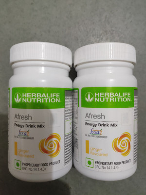 HERBALIFE HL_Afresh Energy Drink Ginger Flavour (50g) - Pack of 2 Energy Drink(2x50 g, Ginger Flavored)