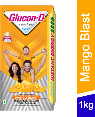 GLUCON-D Mango Blast-Glucose Powder Energy Drink(1 kg, Mango Punch Flavored)