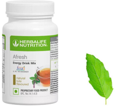 HERBALIFE Nutrition Herbalifee Nutrition Afresh-Natural Energy Drink tulsi afresh Energy Drink(2x50 g, Tulsi Flavored)