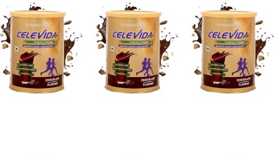 CELEVIDA Nutrition Health Drink for Diabetes Care & Immunity Support | 400g x Pack of 3 Nutrition Drink(3x400 g, Chocolate Flavored)