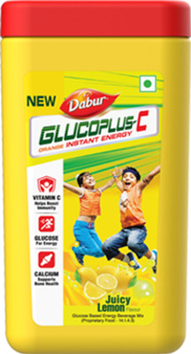 Dabur by GlucoPlus-C Instant Energy Glucose Energy Drink(400 g, Lemon Flavored)