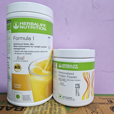 HERBALIFE FORMULA-1 MANGO SHAKE &PROTEIN POWDER 200GM WEIGHT LOSS Green Tea Tin(2 x 350 g)