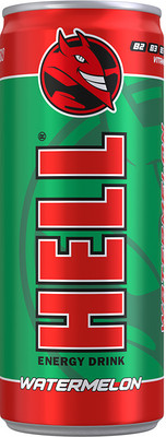 Hell Water Melon Energy Drink(250 ml, Water Melon Flavored)