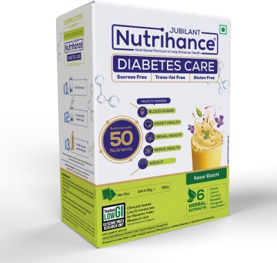 JUBILANT Nutrihance Diabetes Care Drink | Manage Blood Sugar Levels & Weight Controls | Nutrition Drink(350 g, Kesar Elaichi Flavored)