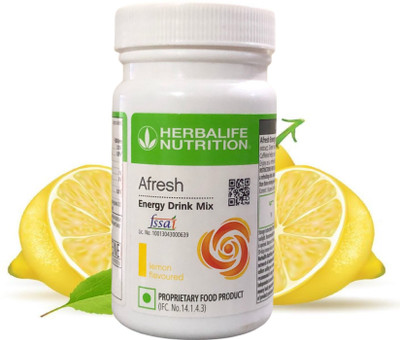 HERBALIFE AFRESH ENERGY DRINK MIX LEMON FLAVOUR 50GM_weight Management LEMON FLAVOUR Powder(50 g)