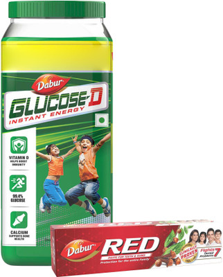 Dabur by Glucose- D Instant Energy Glucose Energy Drink(1 kg, Regular Flavored)