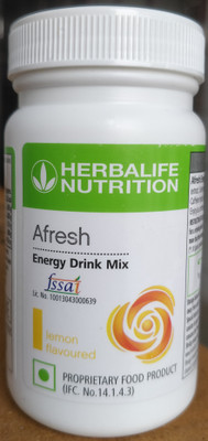 HERBALIFE AFRESH ENERGY DRINK LEMON FLVOUR- 50GM(50 ml)