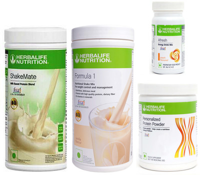 HERBALIFE FORMULA1VANILLA500 PROTIEN 200 GAFRESHENERGYDRINK PEACH 50 +SHAKEMATE 500 G Plant-Based Protein(1.25 kg, VANILLA)