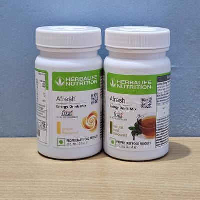 HERBALIFE ENERGY DRINK GINGER KASHMIRI KAHWA AFRESH Energy Drink(100 ml, GINGER KASHMIRI KAHWA Flavored)