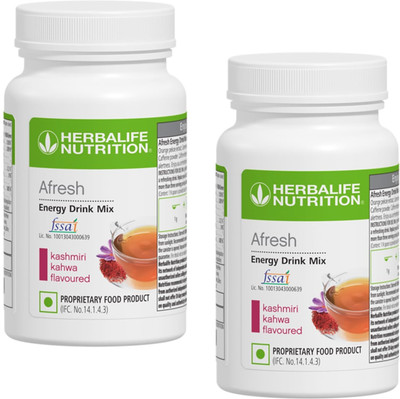 Herbalife Nutrition Afresh Energy Drink Mix Energy Drink(2x40 g, Kashmiri Kahwa Flavored)
