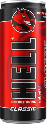 Hell Energy Classic Sports Drink(250 ml, Classic Flavored)