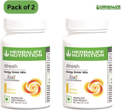 HERBALIFE Nutrition Herbalifee Nutrition-Afresh Energy Lemon afresh Energy Drink(2x50 g, Lemon Flavored)