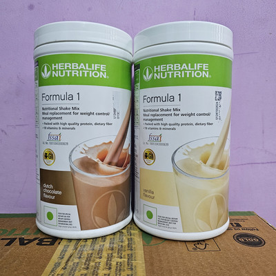 HERBALIFE FORMULA-1 KULFI & VANILLA SHAKE-MIX 1000GM WEIGHT LOSS COMBO JUCIE Green Tea Tin(2 x 0.5 ml)