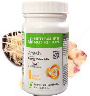 HERBALIFE Afresh Energy Drink Mix 50g for Weight Loss & Refreshing Energy Drink(50 g, Ginger Flavored)