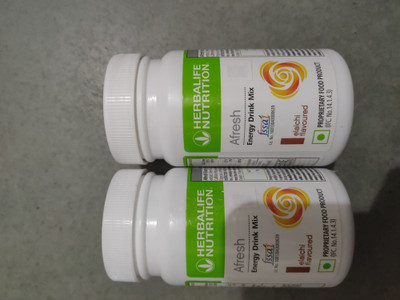 Herbalife Nutrition Afresh Energy Drink elaichi Flavour (50g) - Pack of 2 Energy Drink(2x50 g, elaichi Flavored)