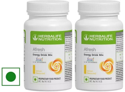 Herbalife Nutrition Afresh Energy Drink Energy Drink(2x50 g, Lemon Flavored)